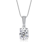 Halskette Gaurosa Dame in Silber Moissanite QYN-023 - QYN-023